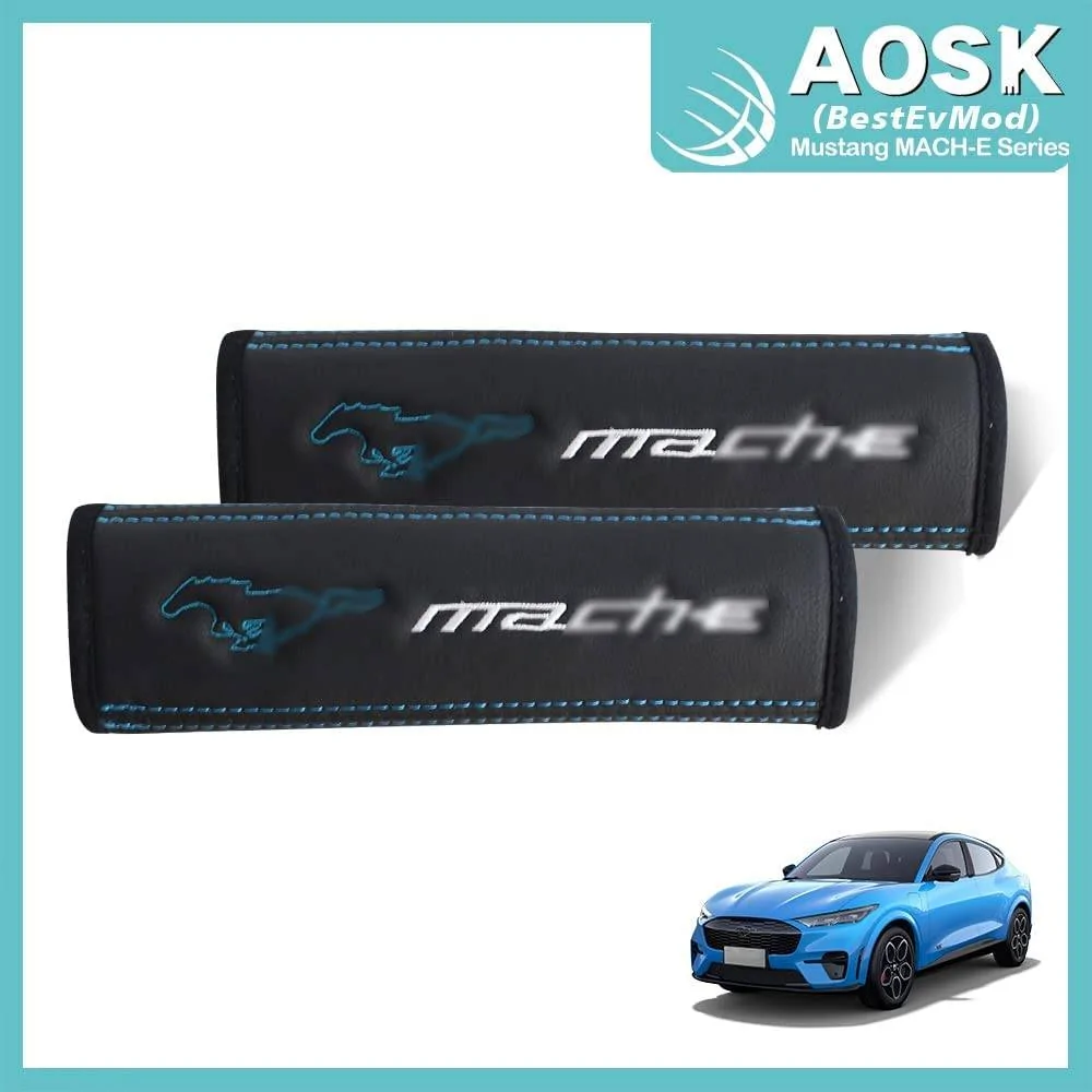 Ford Mustang Mach-E Seat Belt Cushion Pad? add some pony to your Mach E F947539A-73D2-4316-B3A3-67A43DBA6289