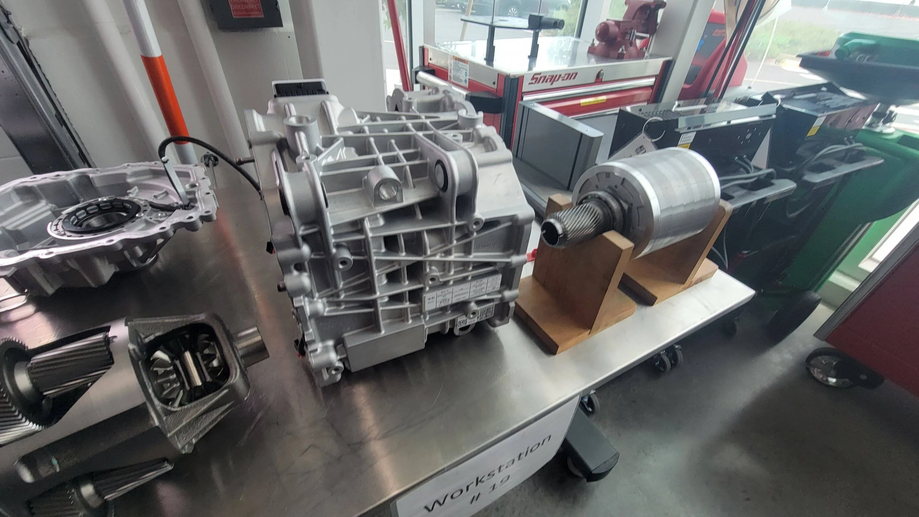 Ford Mustang Mach-E HV Battery Removal From Mustang Mach E GT - Pics & Process (From Weber State University Training Boot Camp) 20220609_151428