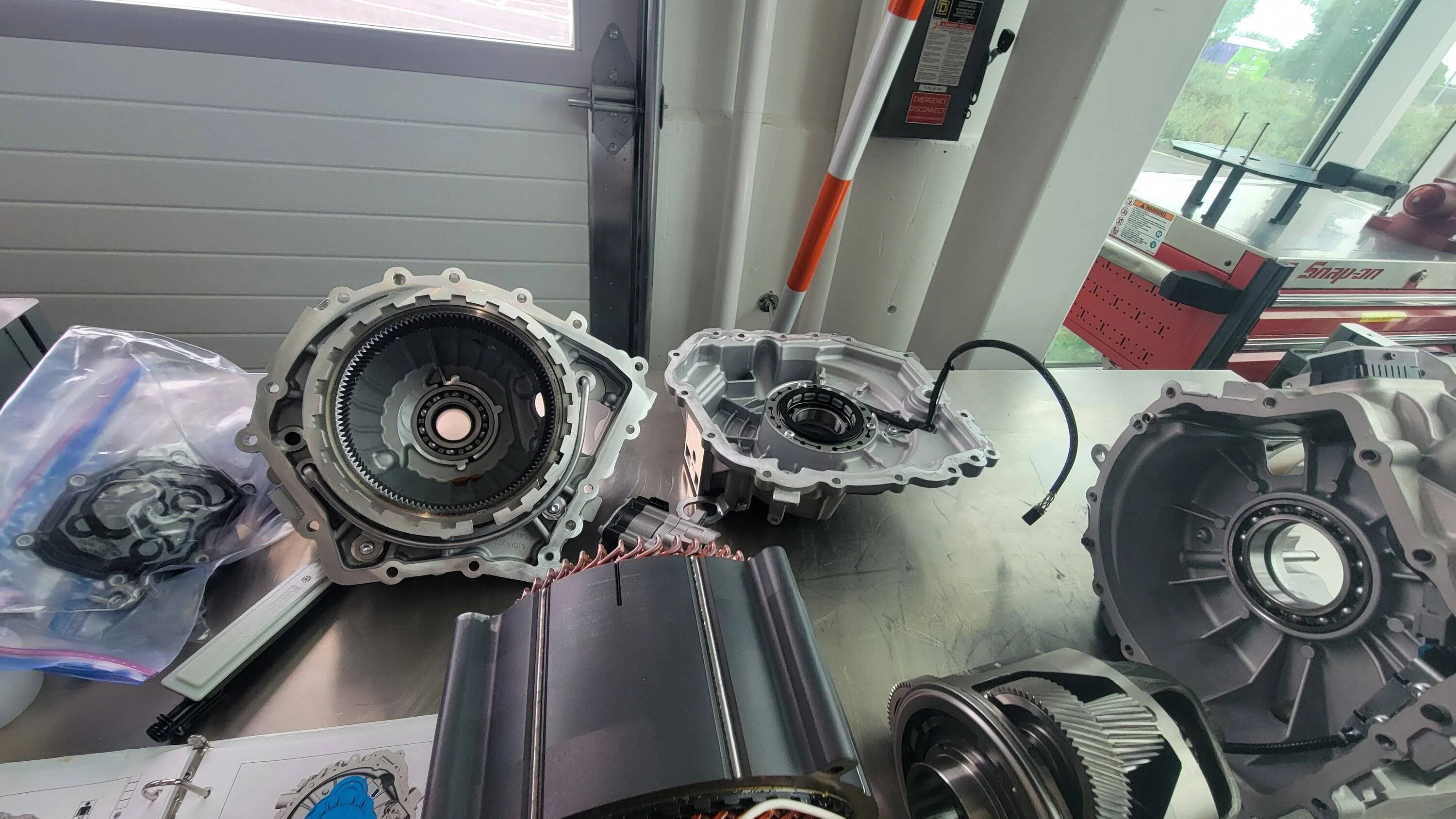 Ford Mustang Mach-E HV Battery Removal From Mustang Mach E GT - Pics & Process (From Weber State University Training Boot Camp) 20220609_151425