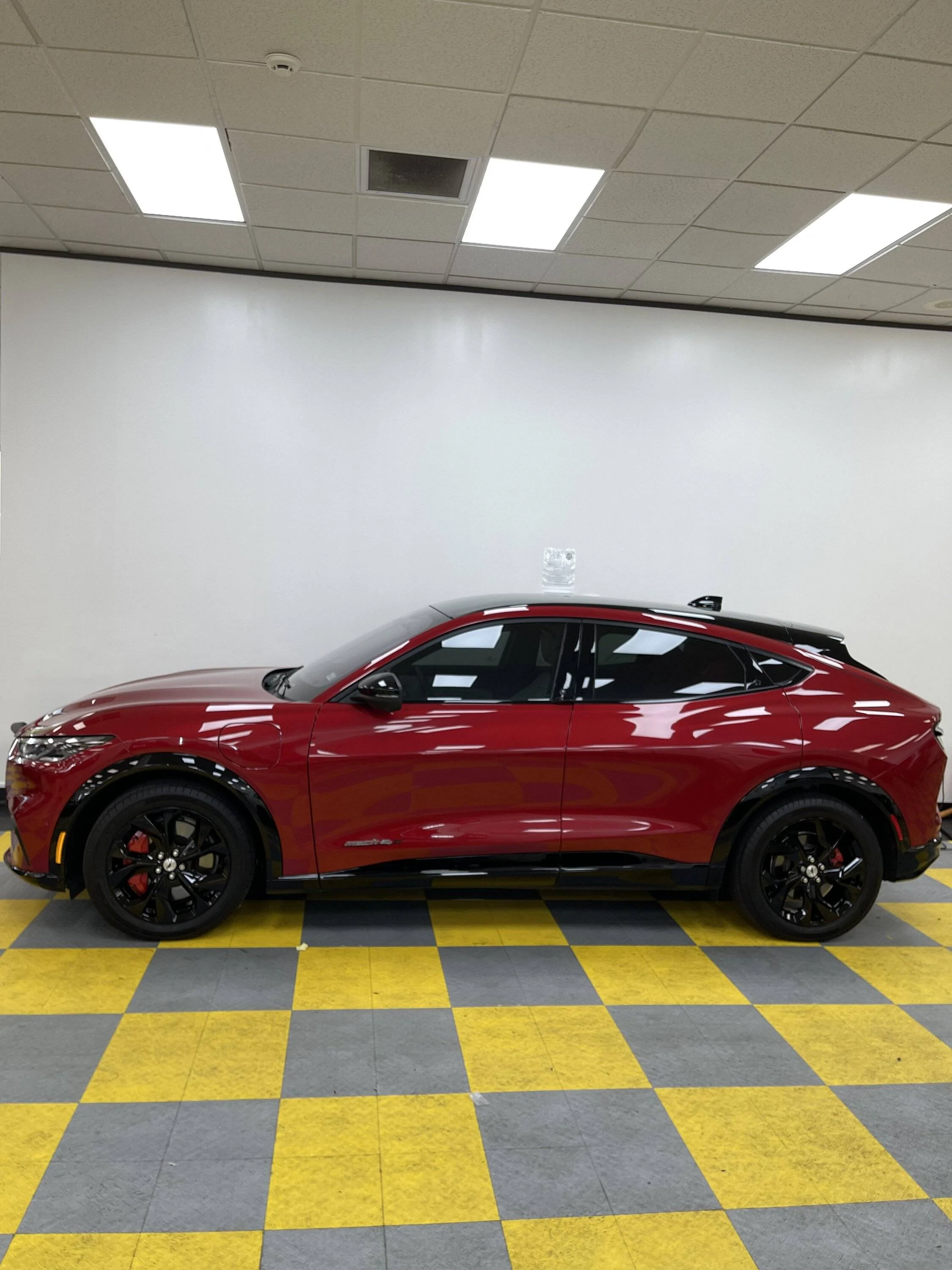 Ford Mustang Mach-E PPF, ceramic coating, painted gloss black wheels, painted calipers 3C738FB0-A0E6-463D-A40F-2268A4F9DB95