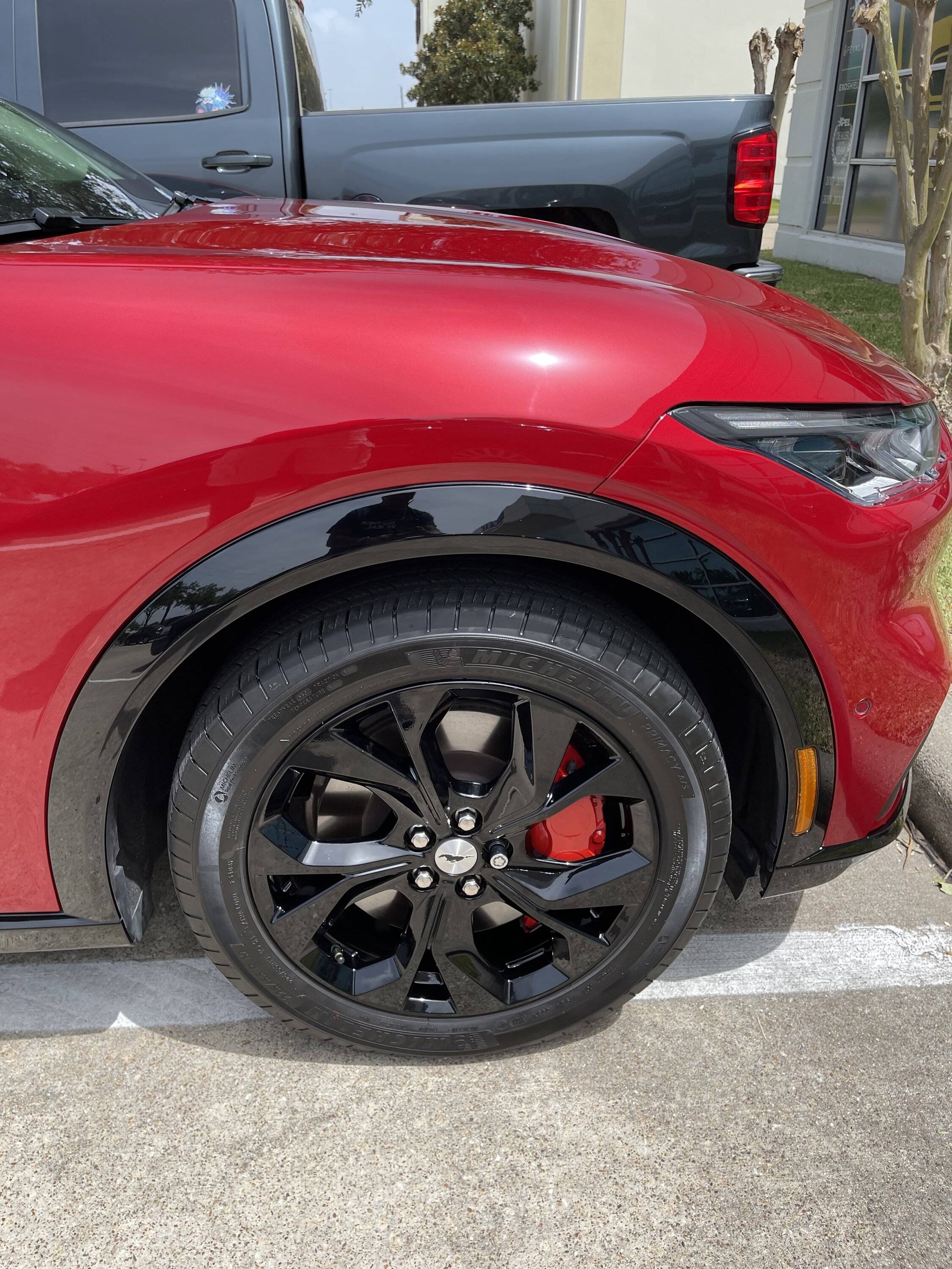 Ford Mustang Mach-E PPF, ceramic coating, painted gloss black wheels, painted calipers BE9E3363-AE6F-402F-830D-5C627EFAA1B7