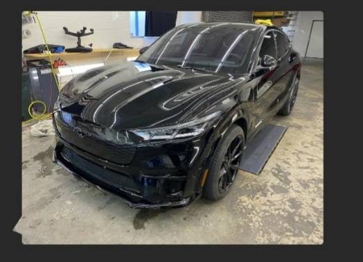 Ford Mustang Mach-E PPF, ceramic coating, painted gloss black wheels, painted calipers 2022-06-16 (3)
