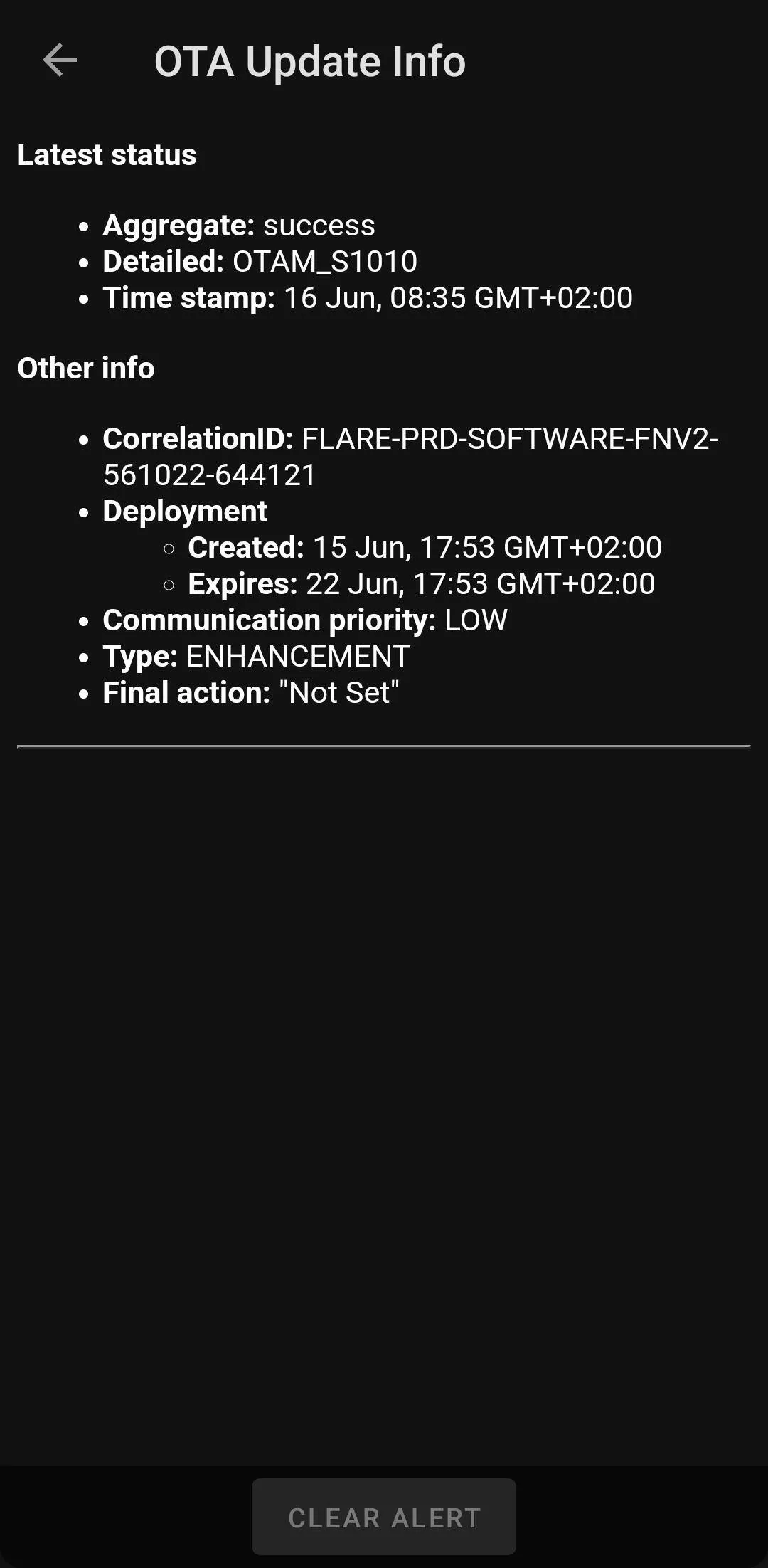 Ford Mustang Mach-E Swedish Customers Screenshot_20220617-085859_Ford Status Widget