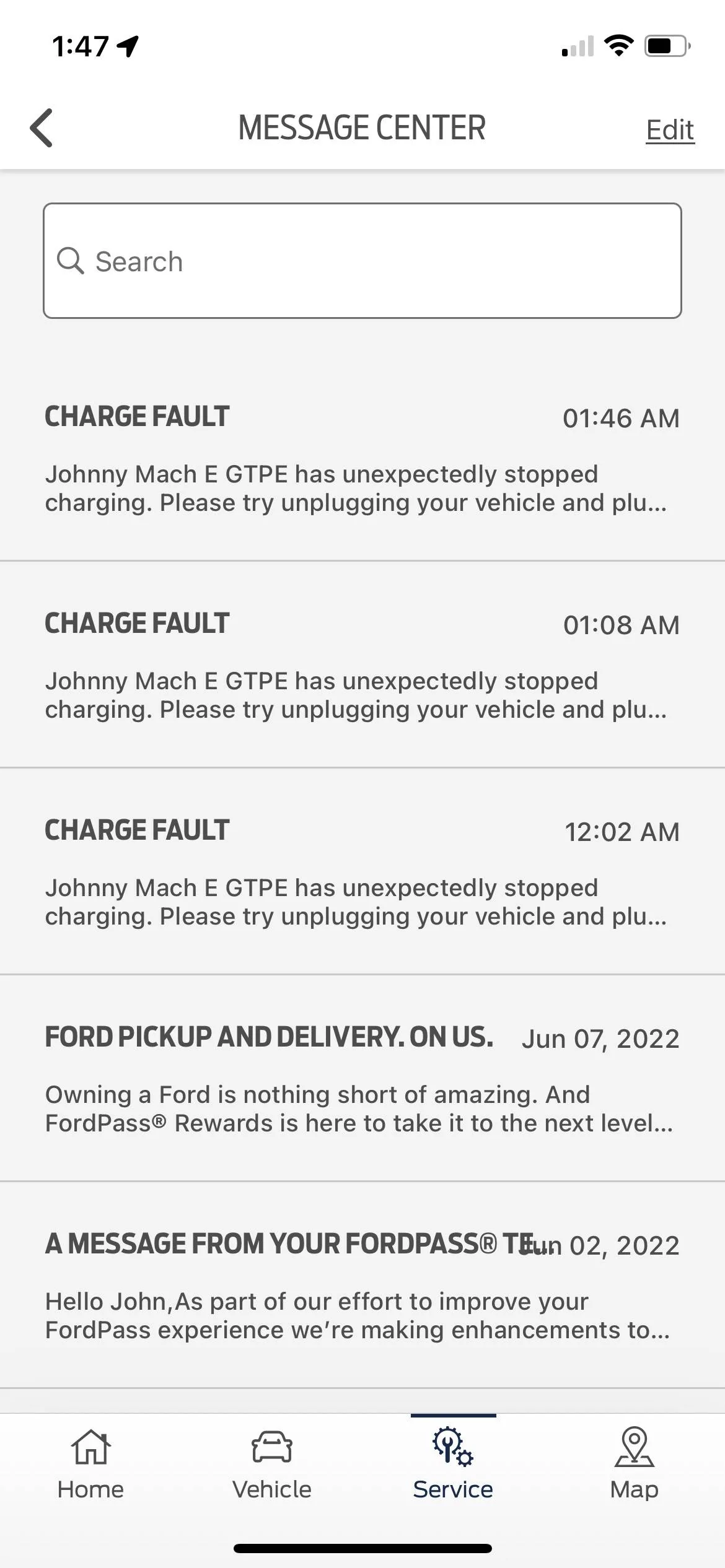 Ford Mustang Mach-E Repeated Charge Faults E6FF443D-C664-46E3-B735-B1506C3D19FC