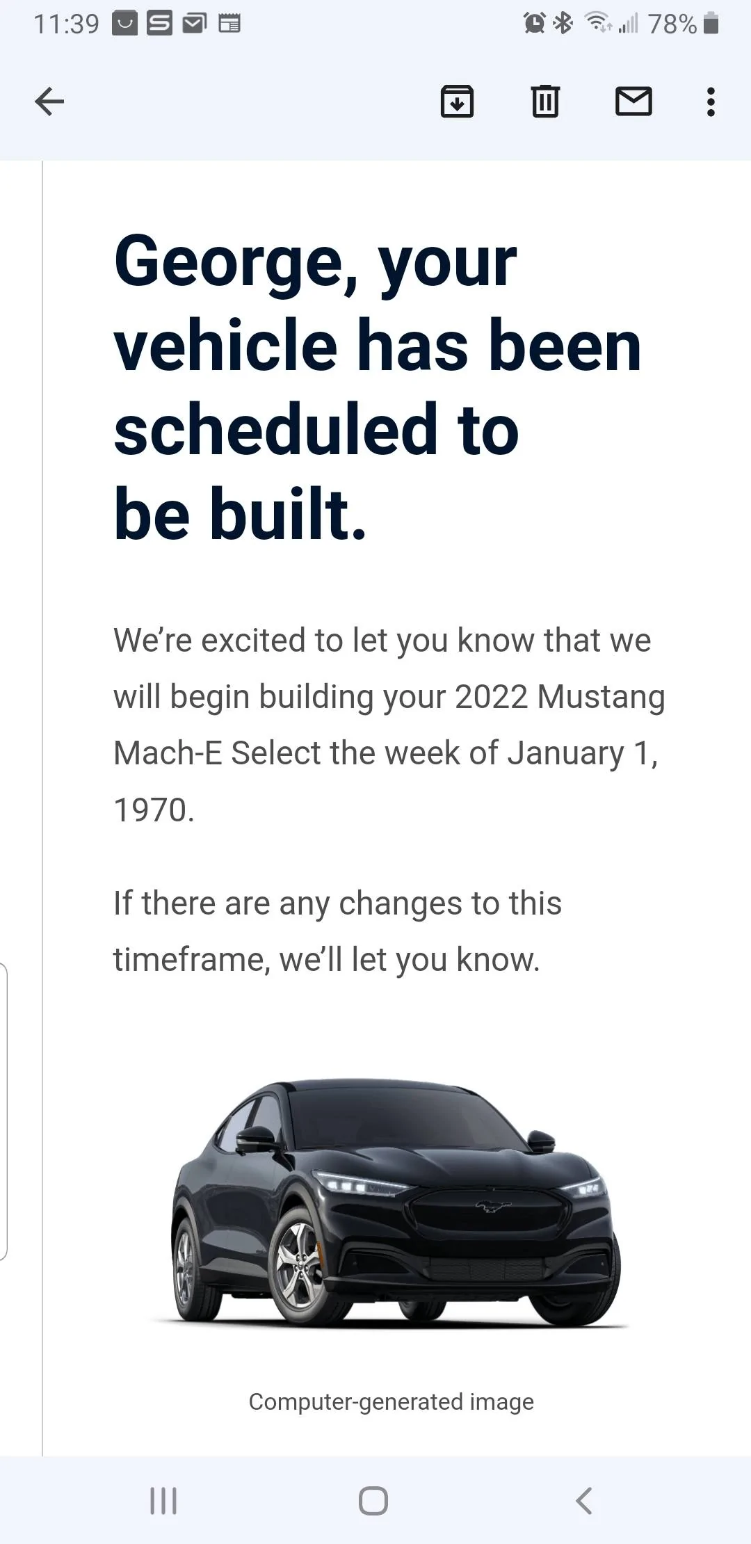 Ford Mustang Mach-E 7/4/22 Build Week Chat Screenshot_20220623-113914_Gmail