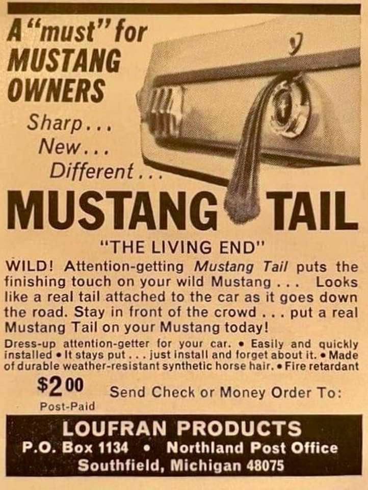 Ford Mustang Mach-E Cheesiest mod Mustang Tail