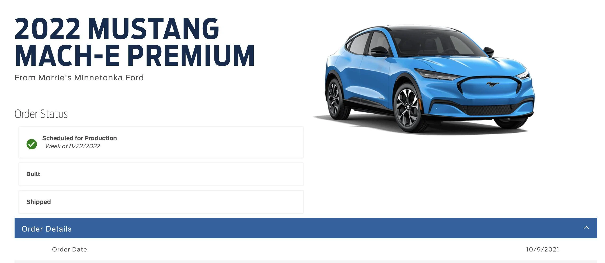Ford Mustang Mach-E mach-e,  tax credit eligibility 1656211593423