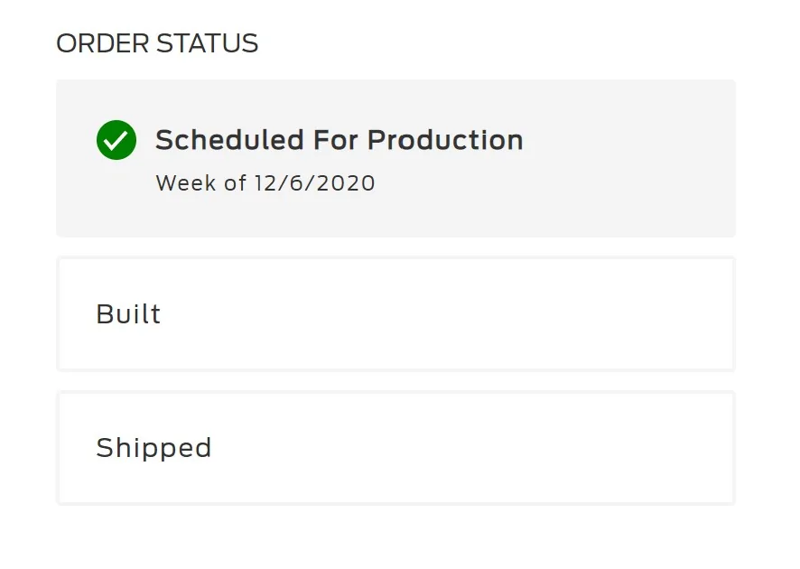 Ford Mustang Mach-E Order Scheduled for Production Date Screenshot 2020-10-28 083324