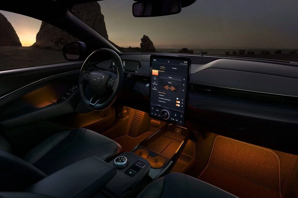 Ford Mustang Mach-E Update on Mach-E launch progress from engineering friends in Mexico 2021-Ford-Mustang-Mach-E-Interior-001-1024x682
