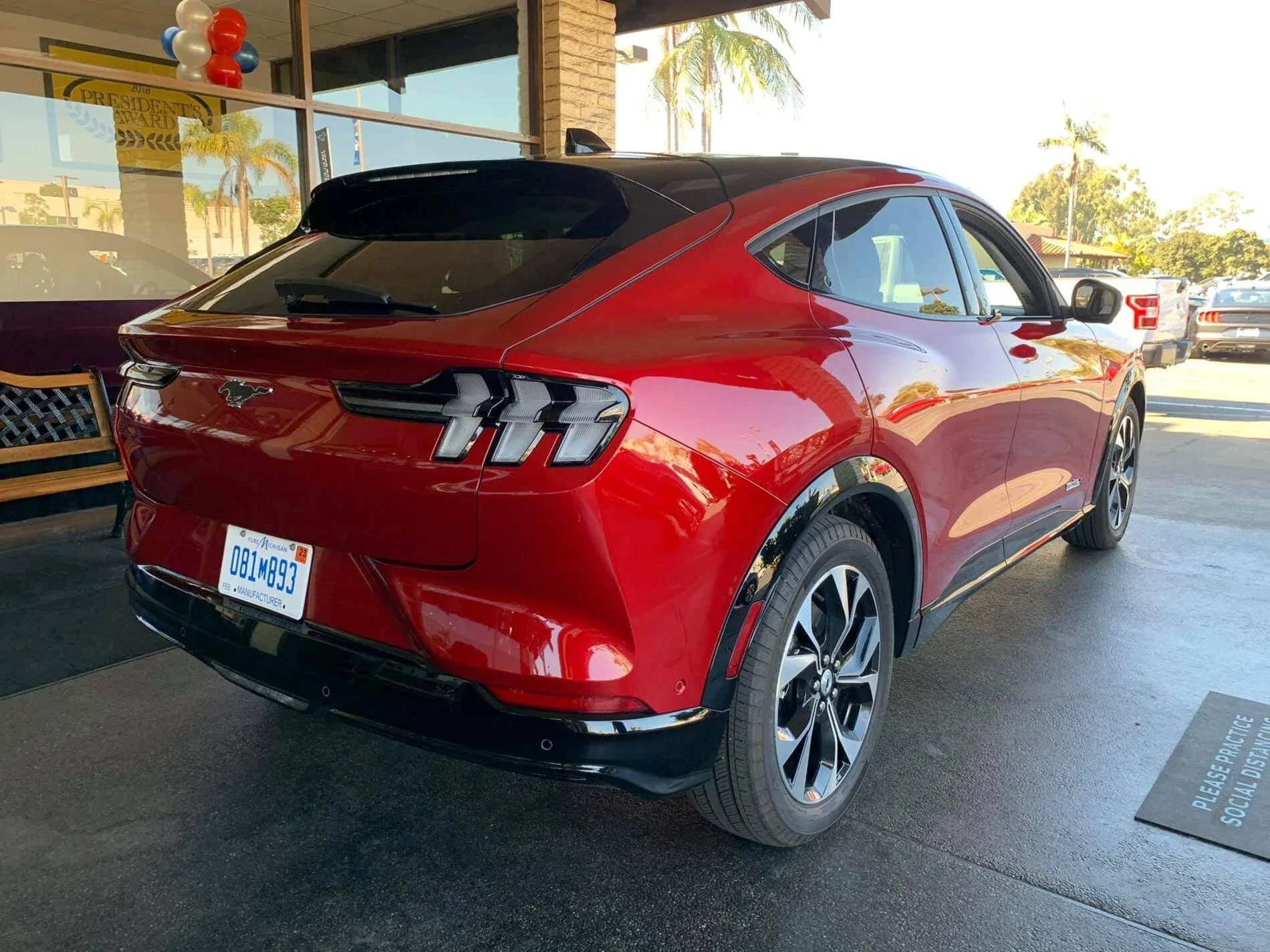 Ford Mustang Mach-E RAPID RED METALLIC Mach-E Photos 1604361975618