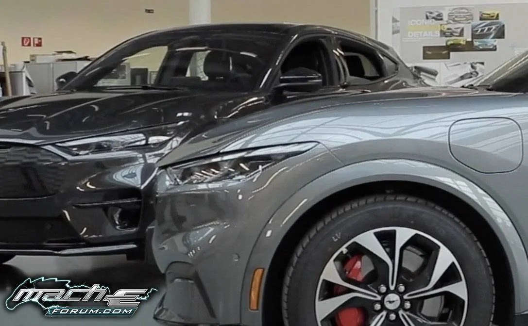Ford Mustang Mach-E DARK MATTER GRAY Mach-E Photos Dark Matter Gray Mach-E GT first look 1
