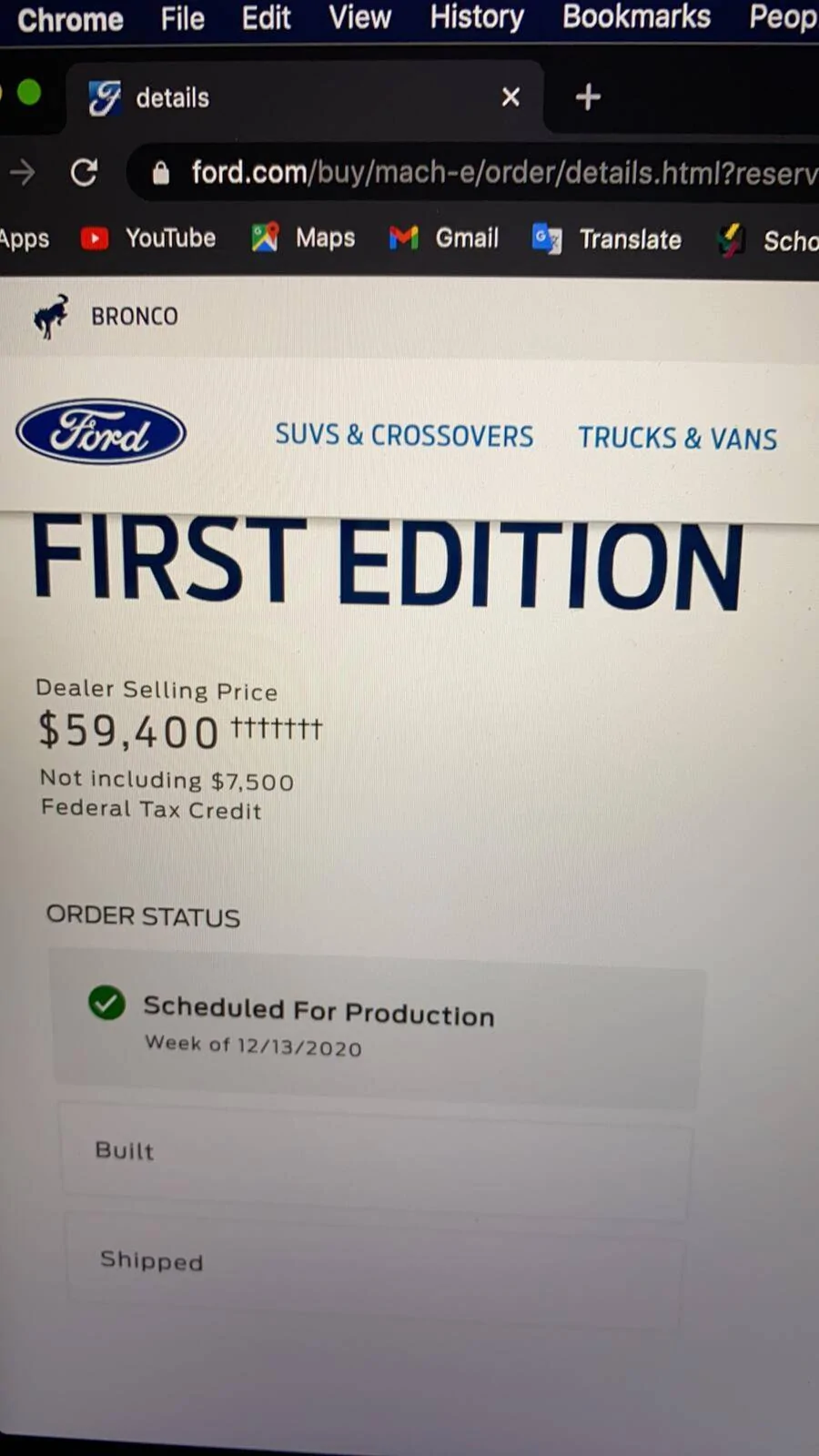 Ford Mustang Mach-E Mach Drop Build Updates 1604619034909