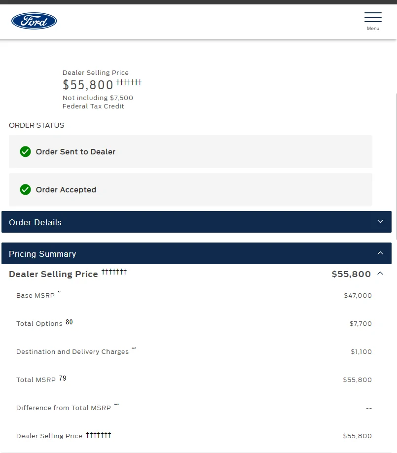 Ford Mustang Mach-E Why does Ford include Delivery Fee in MSRP? 1604673246212