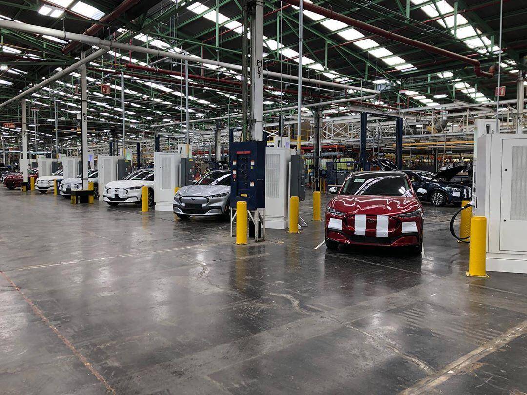 Ford Mustang Mach-E Mustang Mach-E Presentation Inside Mexico Plant 1604787712029