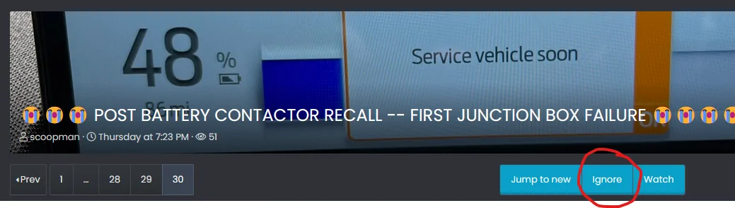Ford Mustang Mach-E 😭😭😭 POST BATTERY CONTACTOR RECALL -- FIRST JUNCTION BOX FAILURE 😭😭😭😭 1656819642472
