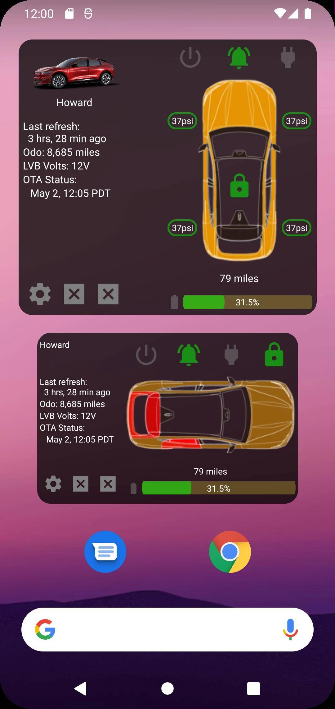 Ford Mustang Mach-E Android Widget for Mach-E [Less Complex] cyberorang