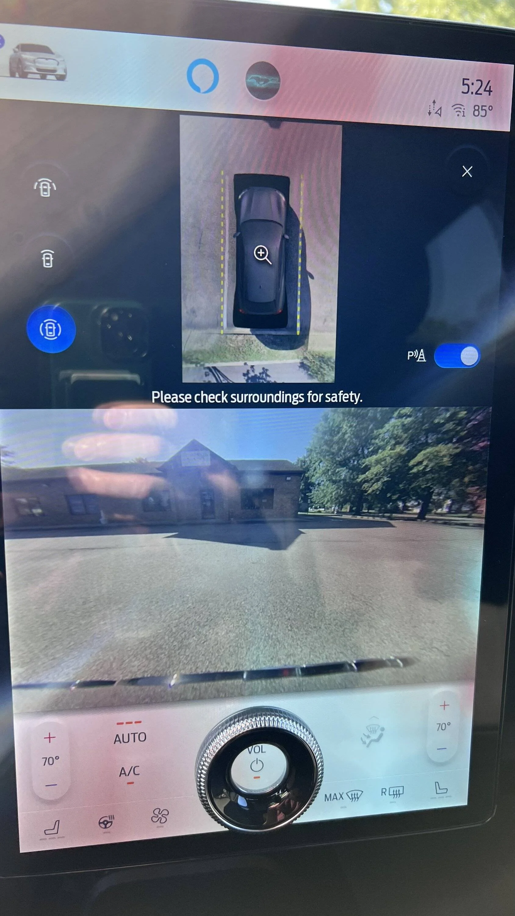 Ford Mustang Mach-E Front grill Camera misaligned? B772BF09-7C77-4C65-930A-B6B87D6B9BAC