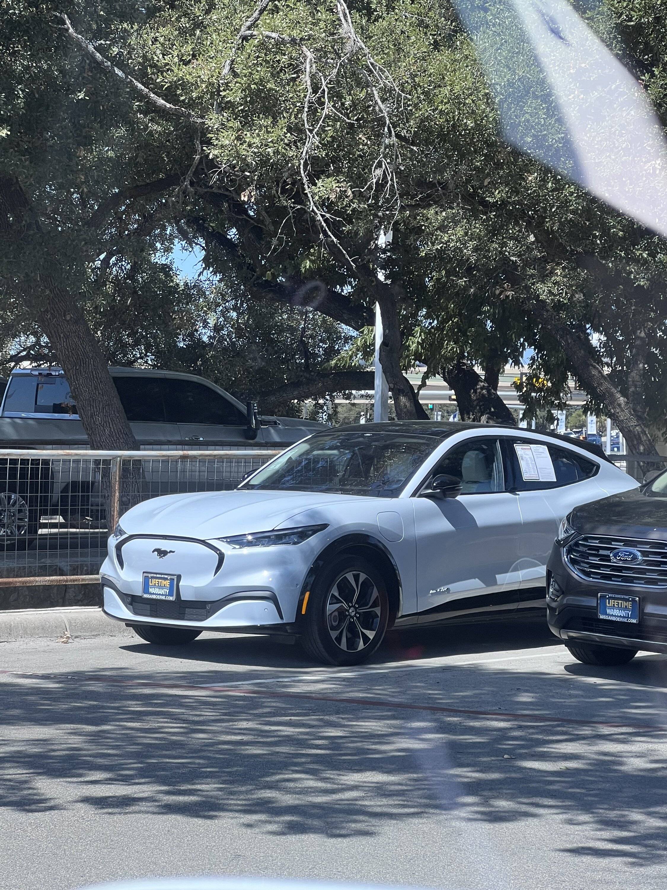 Ford Mustang Mach-E Spotted a 2021 Space White Used 67K 564CE9F4-8814-4D80-AC28-D1B2D8C73ED8