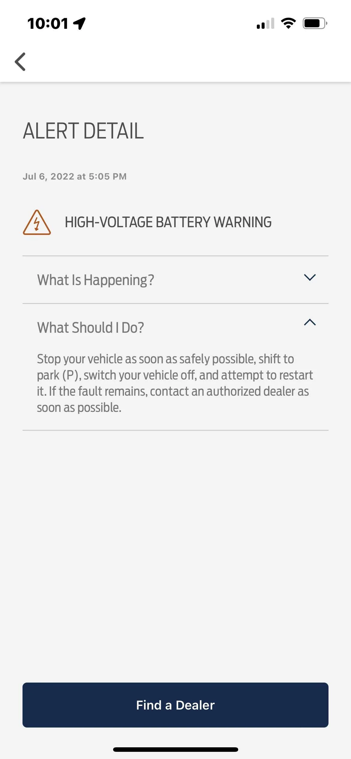 Ford Mustang Mach-E POST Recall Software HVBJB Failure F00A0D2A-9F22-4087-B814-3C94482BE8C1