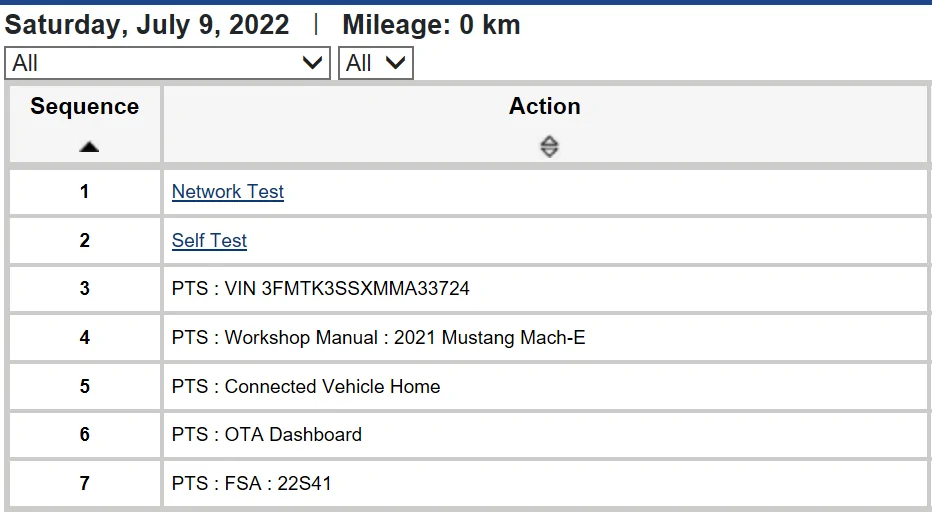 Ford Mustang Mach-E 22S41 Recall Software - Server Deployment Issue 1657551946696