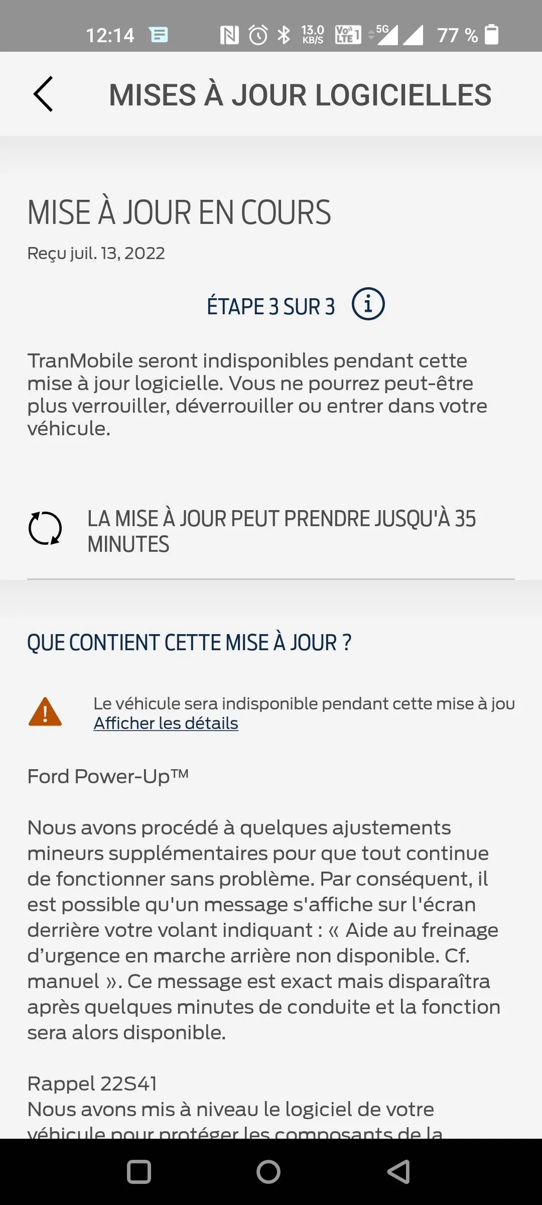 Ford Mustang Mach-E 22S41 Recall Software - Server Deployment Issue Screenshot_2022-07-13-12-14-10-74_4ad881d1d915822054ab110b5242e902