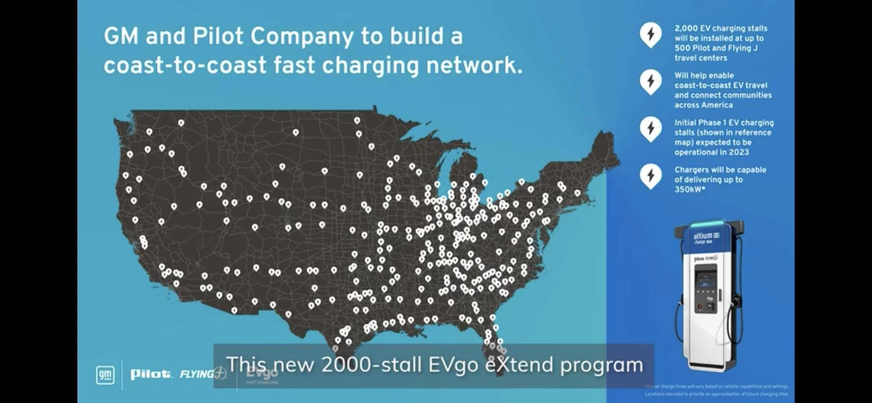 Ford Mustang Mach-E GM & Pilot to build 2000 EVgo charging stations at 500 locations along US highways FC471336-E287-401B-8E7A-BE4ED606CC93