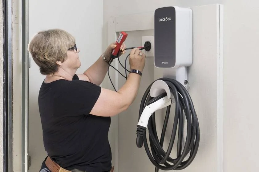 Ford Mustang Mach-E JuiceBox 40 installed! how-to-install-an-ev-charger-at-hom