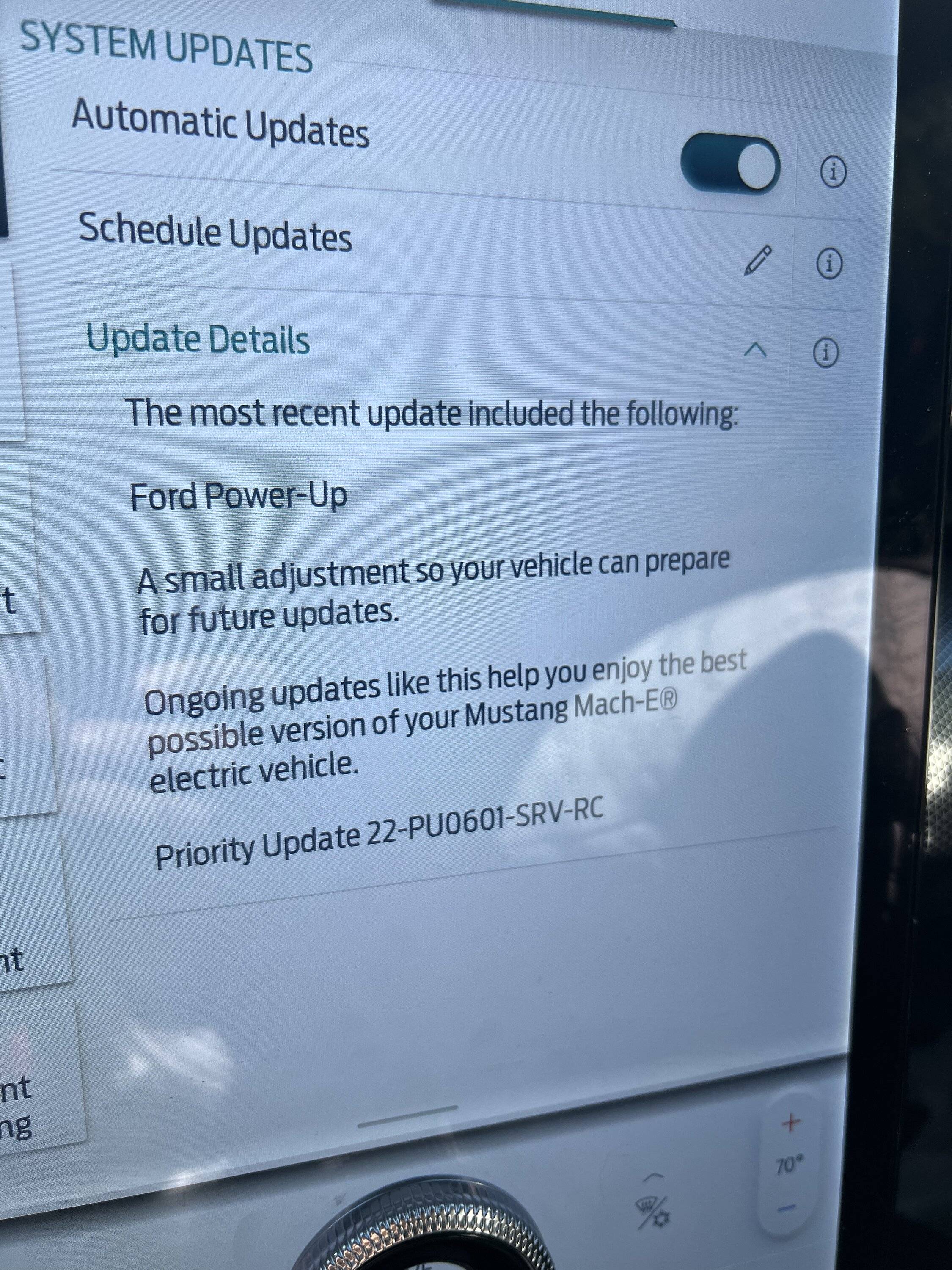 Ford Mustang Mach-E New OTA Power-Up Software Update 22-PU0601-SRV-RC 349EB4C1-2D78-409C-B4CD-E5E15DAEDD7A