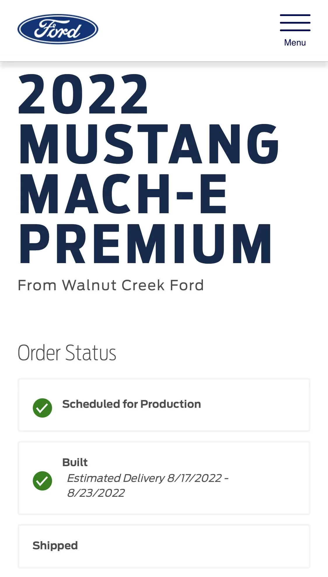 Ford Mustang Mach-E 07/18/22 Build Week Gang 71C7B2F7-F3D5-4F5C-8763-7F3D15B0641C