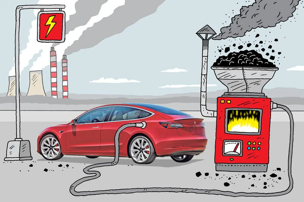 Ford Mustang Mach-E Warning Labels on Gas Pumps B3-FE460_TESLAH_M_20191010160943