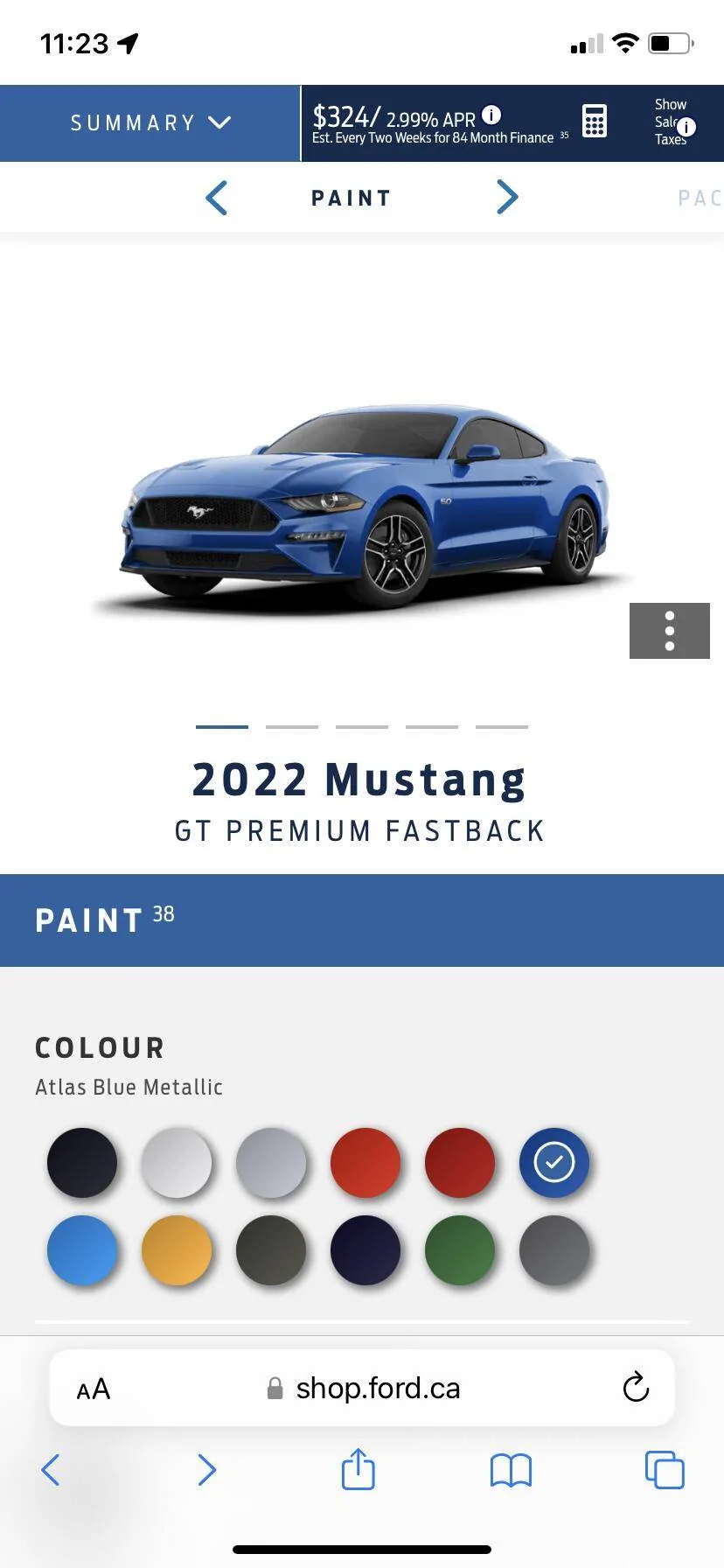 Ford Mustang Mach-E 2023 Mach-E New Color: Vapor Blue Metallic FEA7E692-9BEF-4F7E-B812-9AD94F5964C6