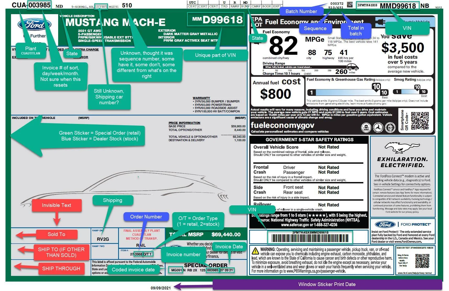 Ford Mustang Mach-E 07/25/22 Build week chat 1658773837404