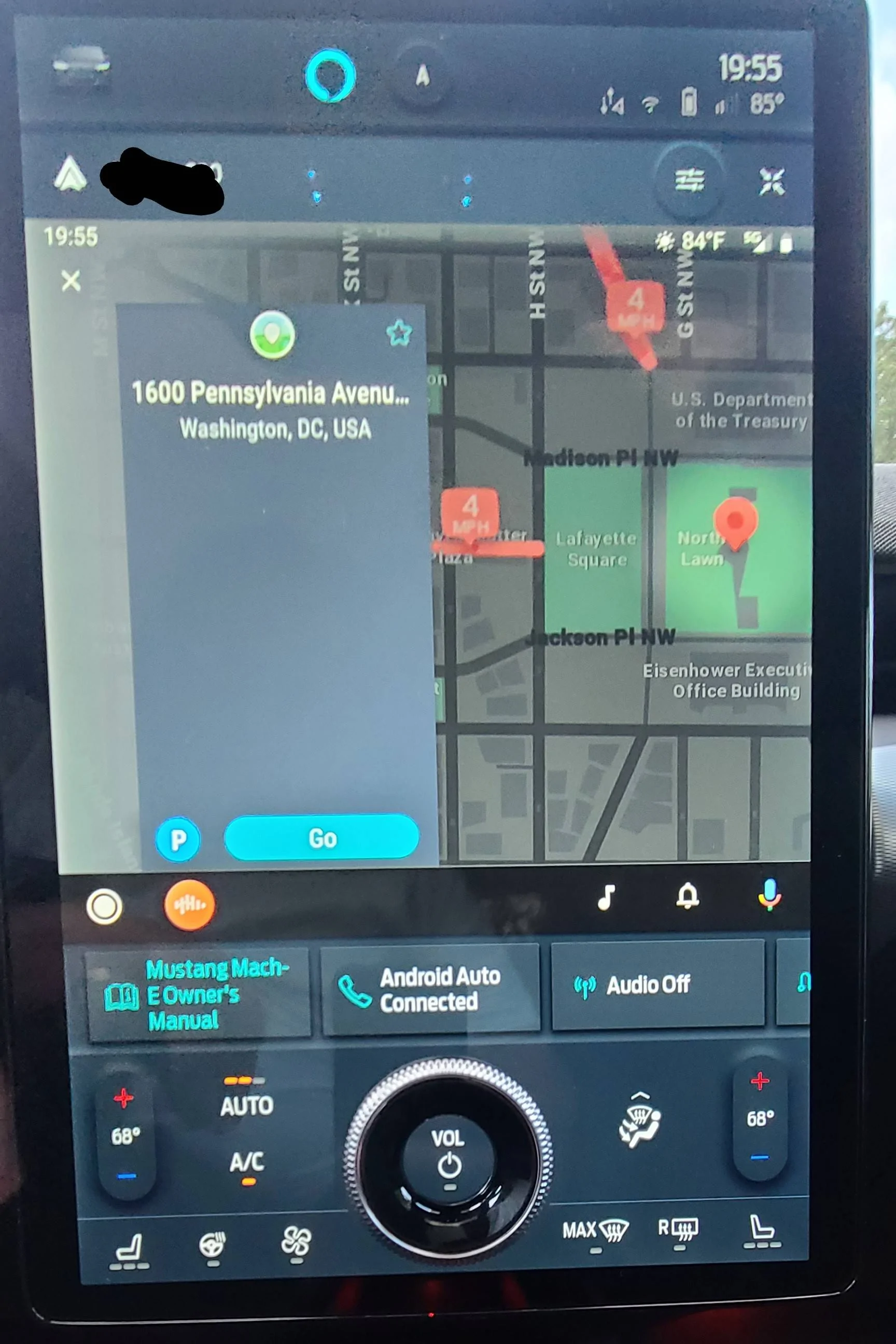 Ford Mustang Mach-E We have full-screen Android Auto! Which update initiated this? 20220728_195543~2