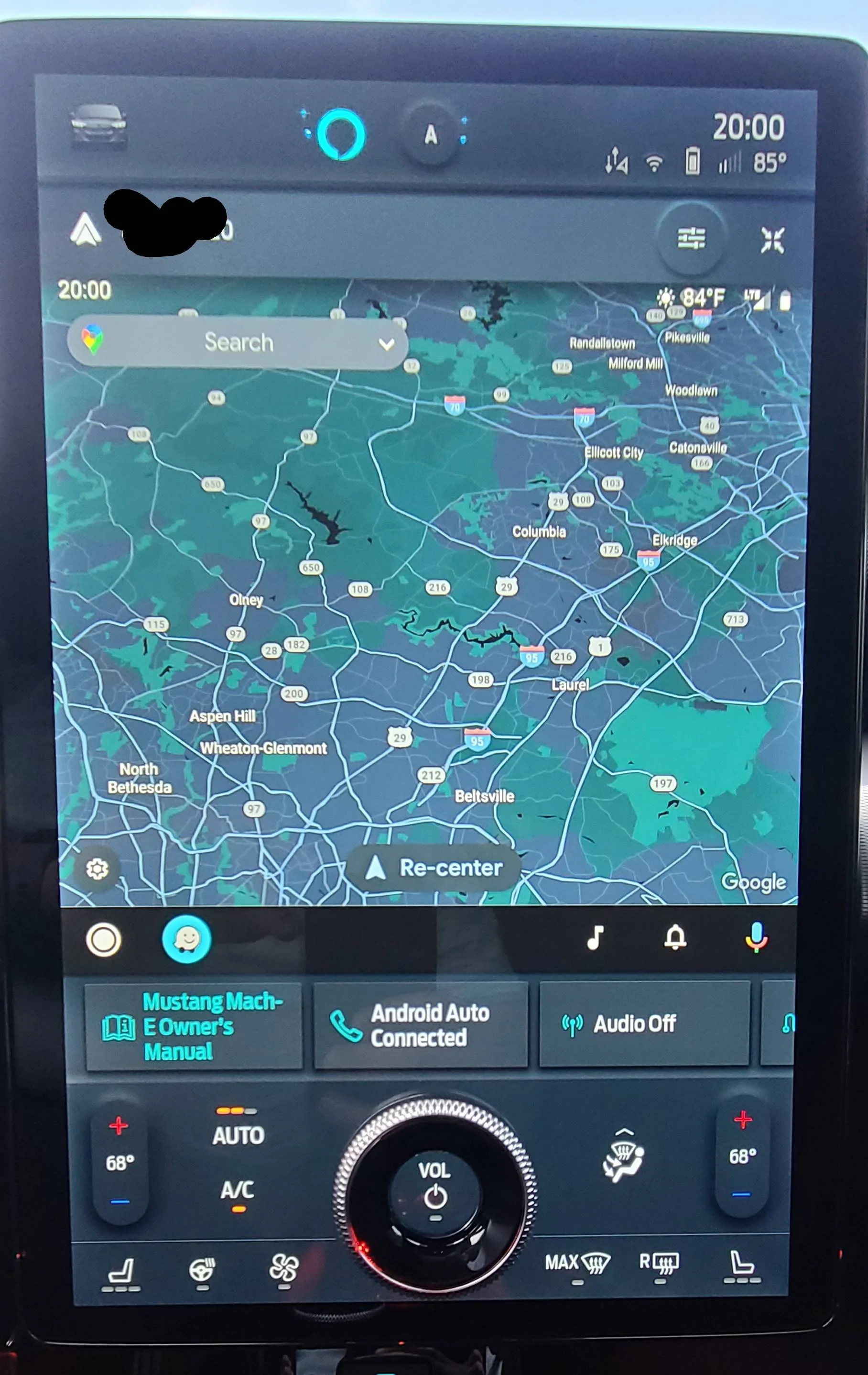 Ford Mustang Mach-E We have full-screen Android Auto! Which update initiated this? 20220728_200017~2