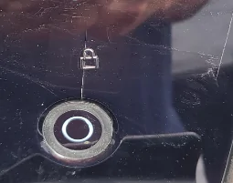 Ford Mustang Mach-E Crack above door button 1659054825503