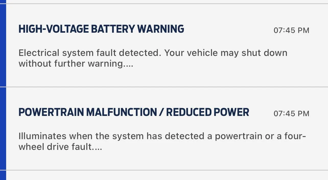 Ford Mustang Mach-E So….. 100 miles from home…. How screwed am I? BEF2438E-C3FE-49A8-A855-C14C24796B3C