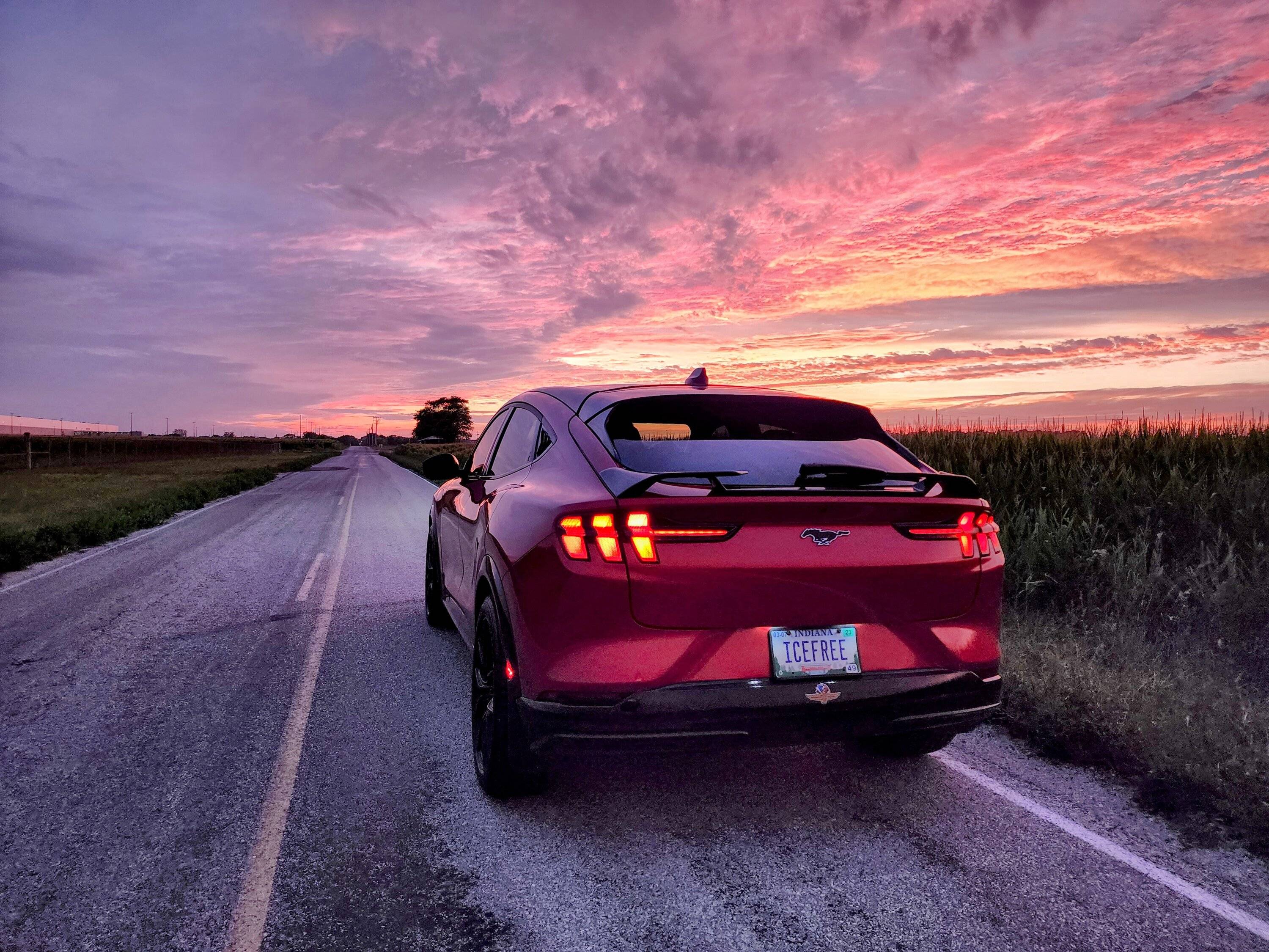 Ford Mustang Mach-E Indiana isn't all that bad. 20220728_211221~2