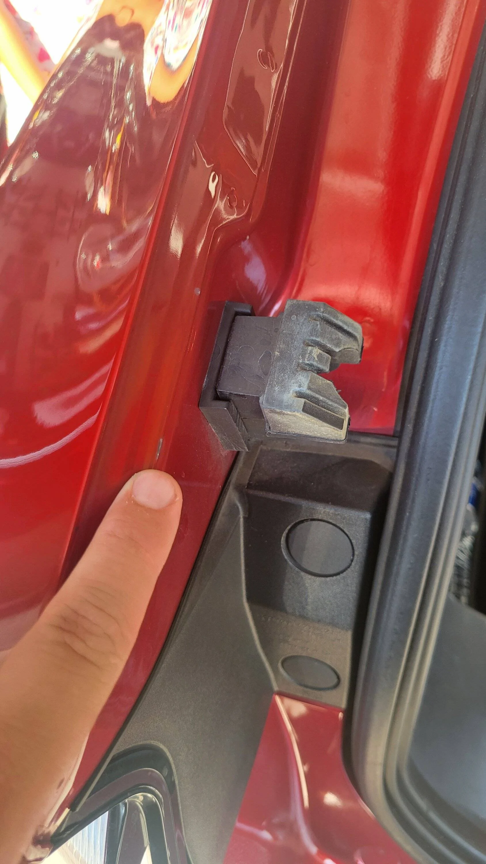 Ford Mustang Mach-E Trunk door allignment adjustment - how to do it 20220729_181836