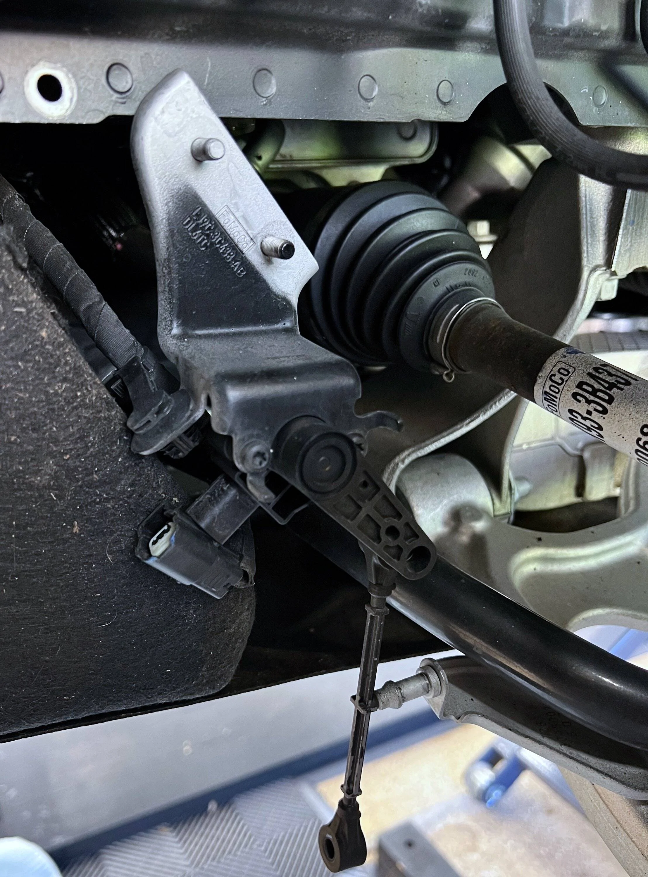 Ford Mustang Mach-E Steeda Front Sway Bar! It is awesome. Transforms the car into what it should be. IMG_2602