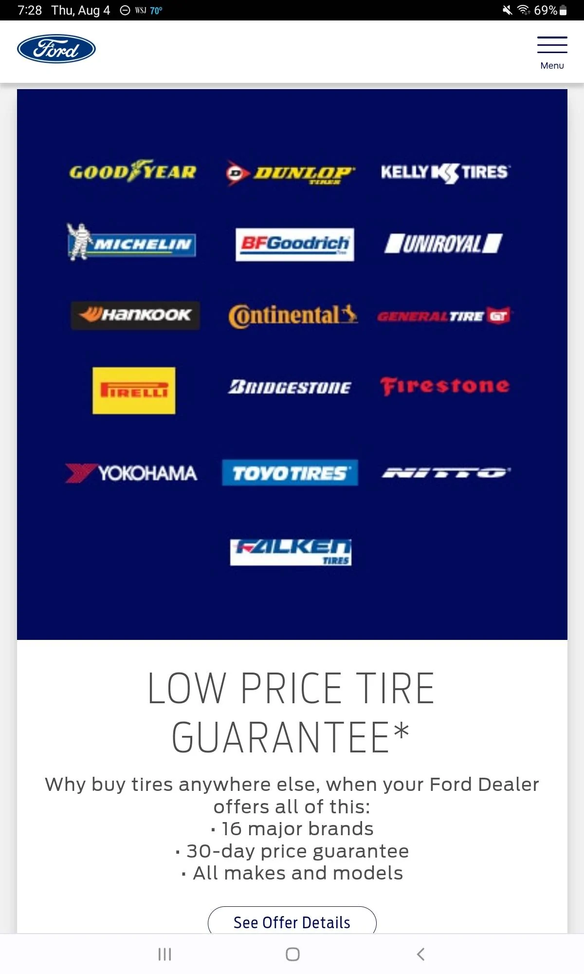 Ford Mustang Mach-E Tire Replacement PSA - Verify Everything Screenshot_20220804-072805_Chrom