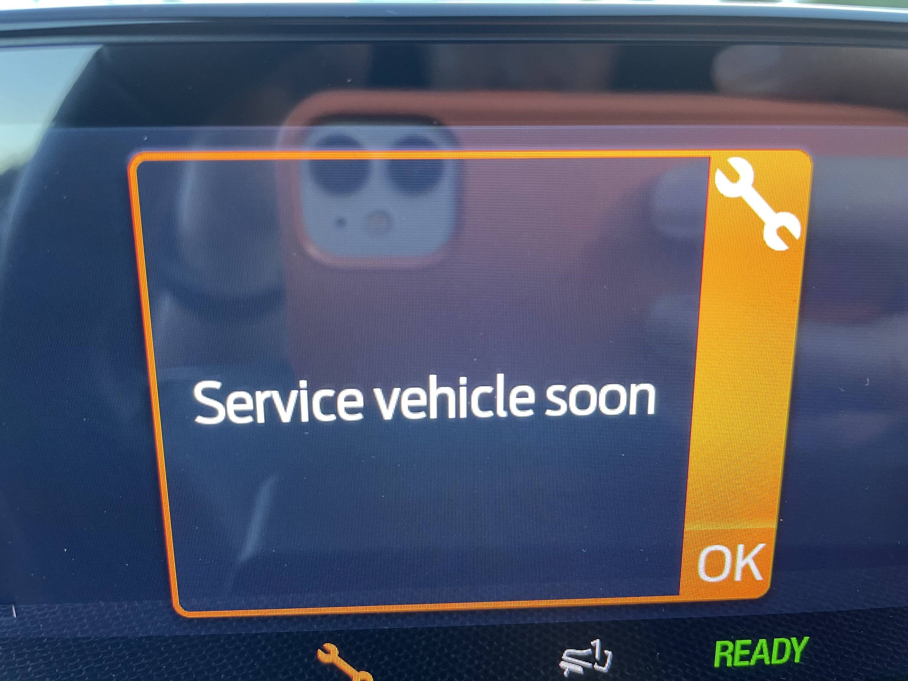 Ford Mustang Mach-E Unbridled extend and service error Photo Aug 04, 7 38 08 PM