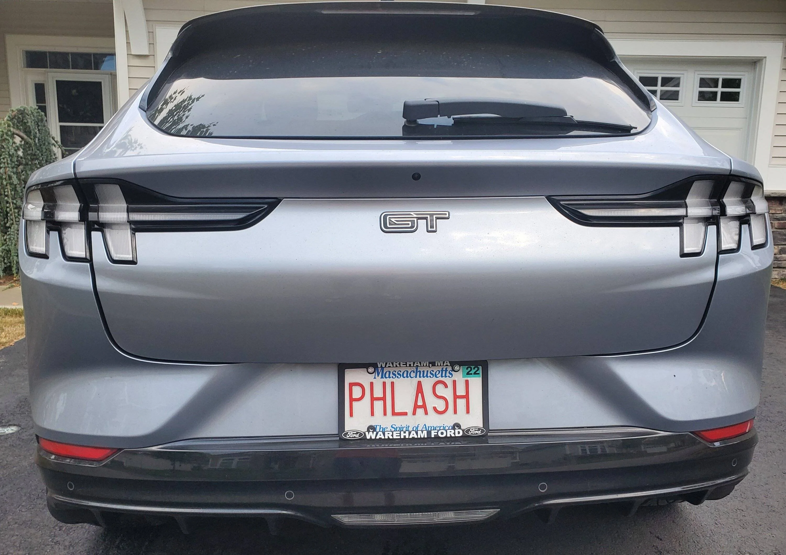 Ford Mustang Mach-E Taillight tint before tint