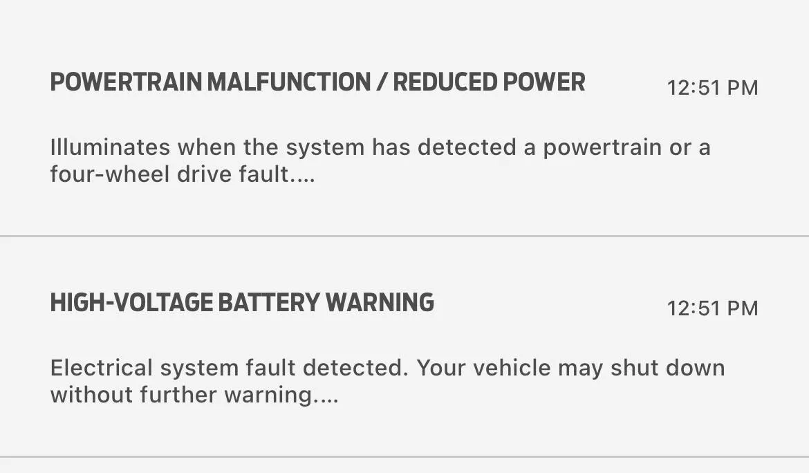 Ford Mustang Mach-E Just got hit with Service Vehicle Soon… 😫 E3D22CF7-20AA-4C2C-B1E2-C130AC49FB2F
