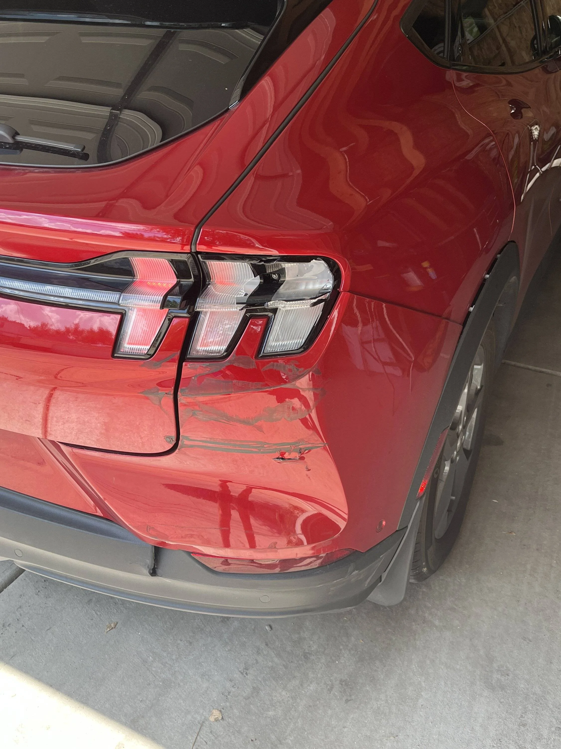 Ford Mustang Mach-E Rear Ended Today :( IMG_2311