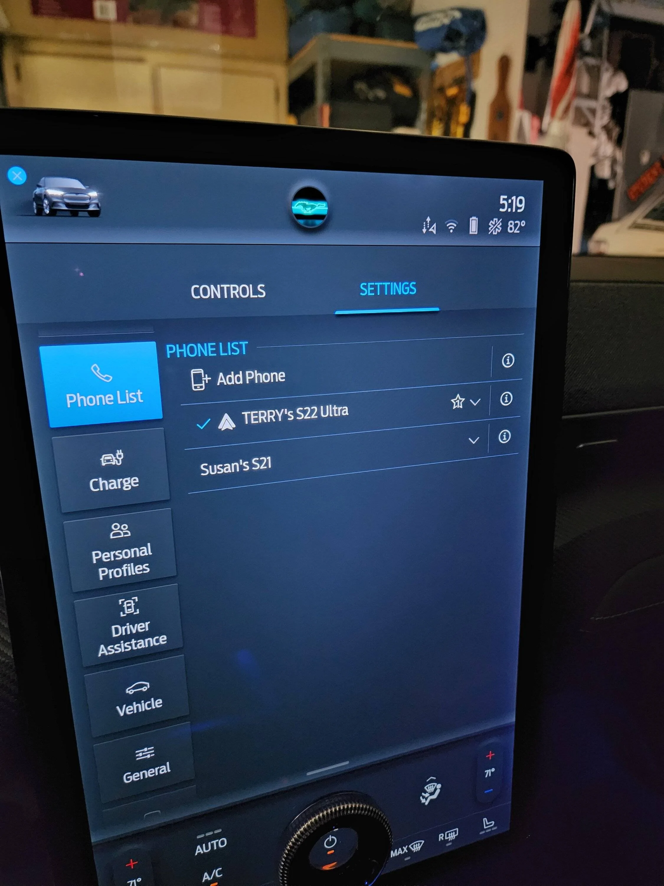 Ford Mustang Mach-E Inconsistency loading driver profiles? 20220809_171943