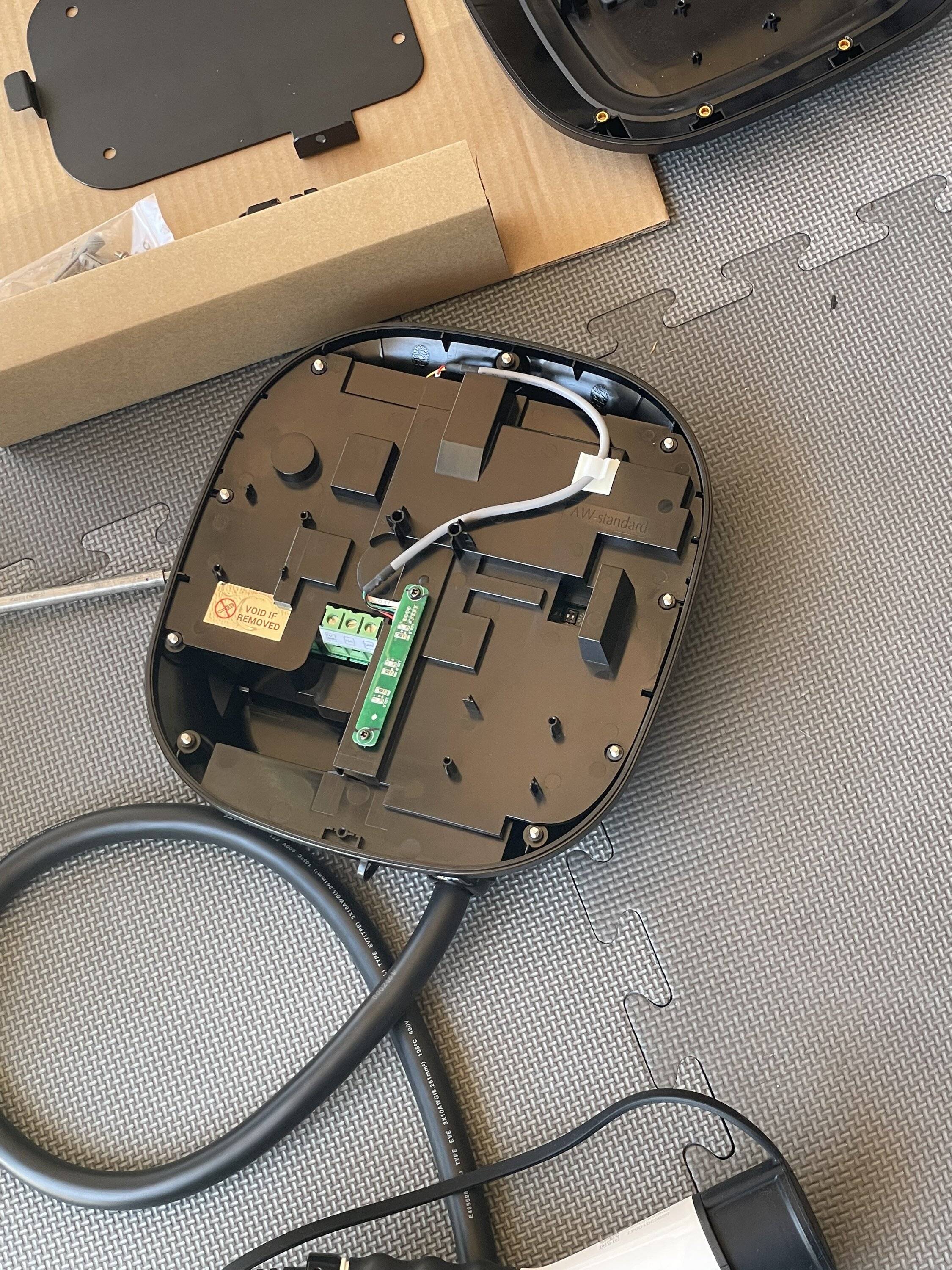 Ford Mustang Mach-E Home EV charger with shorter cable IMG_9031