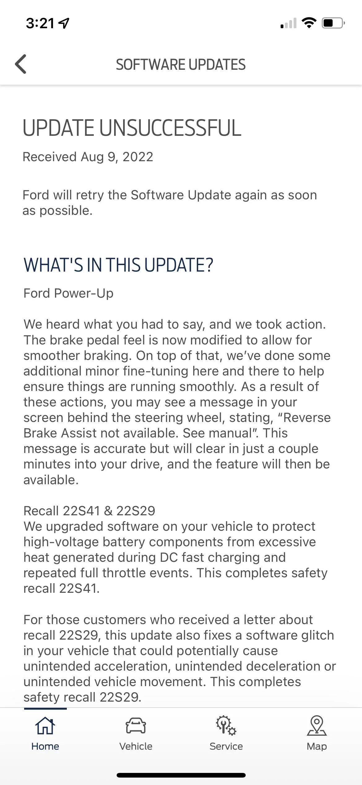 Ford Mustang Mach-E Software Update Issues IMG_8324