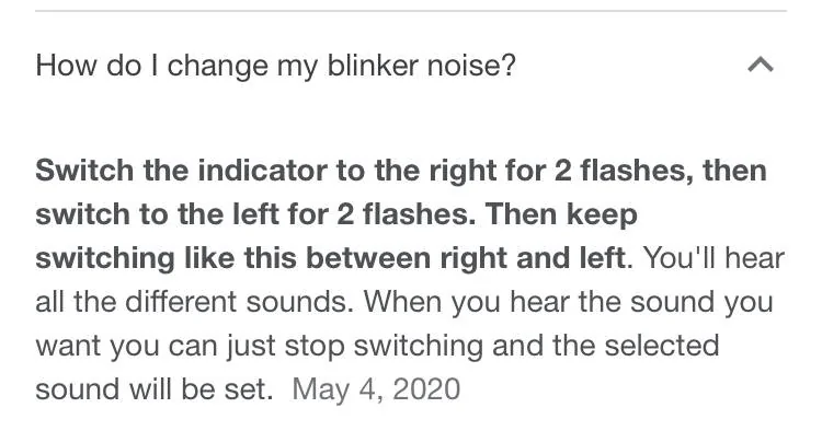 Ford Mustang Mach-E Can't Hear Turn Signals (normal?) 7B088694-B4A8-43D3-B104-35C7A205A422