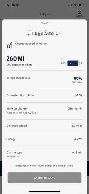 Ford Mustang Mach-E My EV driving data in FordPass is accurate? 1660439544887