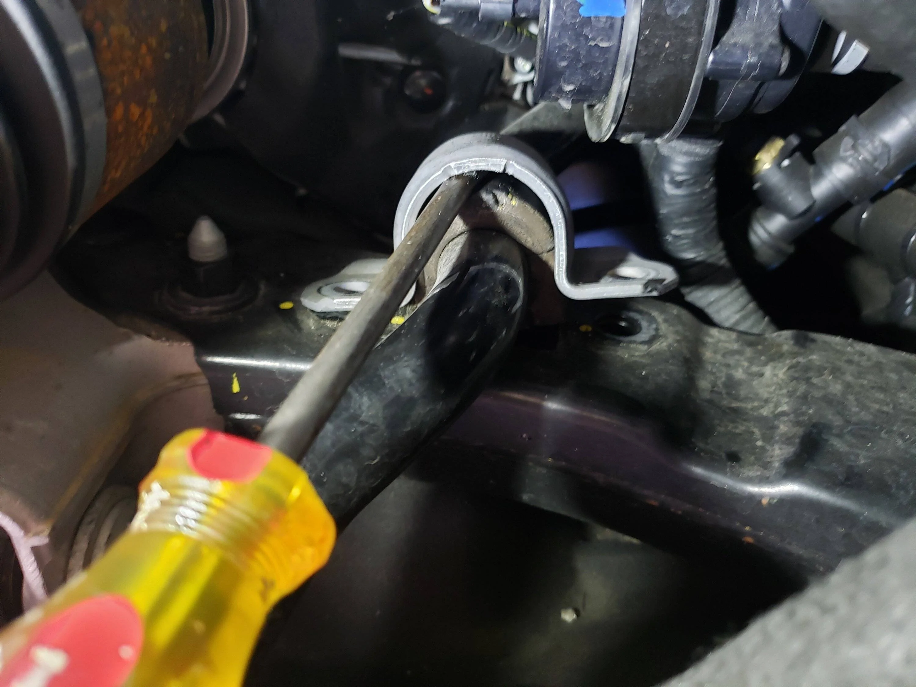 Ford Mustang Mach-E Steeda Front Sway Bar! It is awesome. Transforms the car into what it should be. 52284832841_a1469e3ba1_o